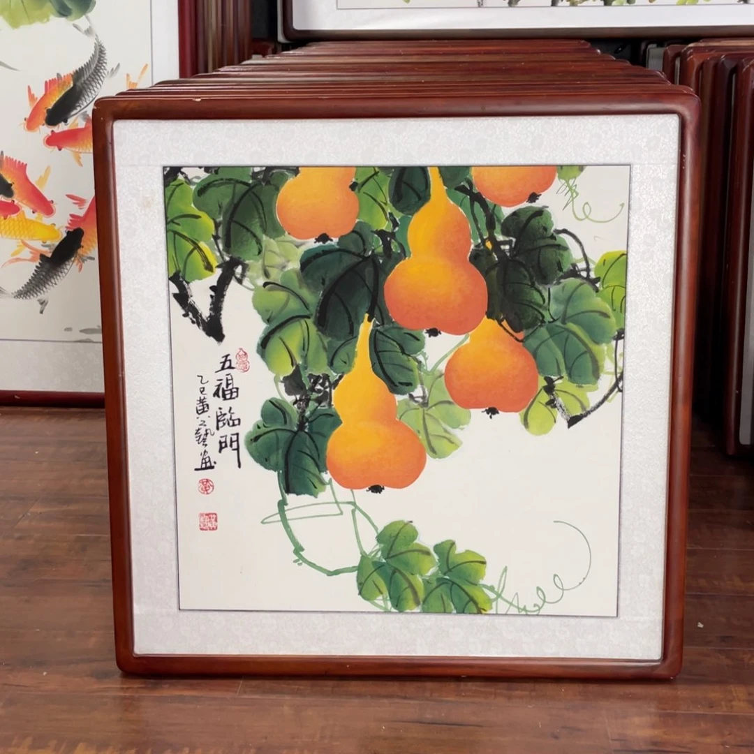 国画带框尺寸63*63厘米