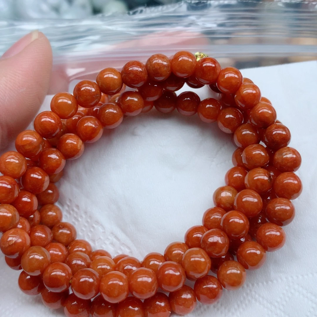 翡翠未镶嵌颈饰珠子批发