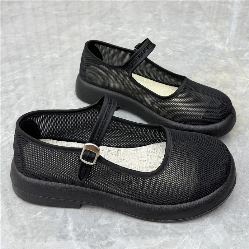 夏季新款网面透气老北京布鞋女单鞋轻便舒适工作鞋女中老年单鞋女