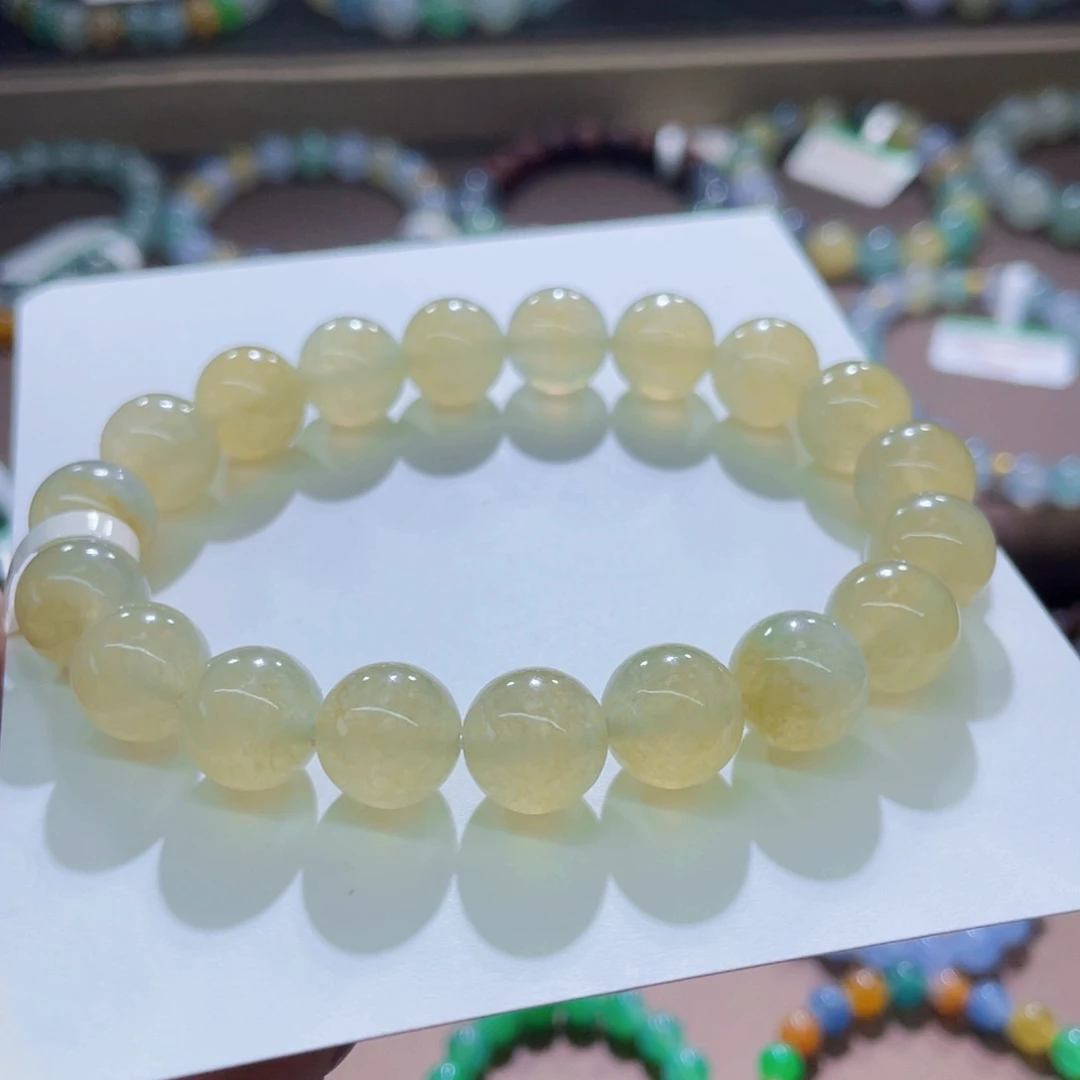 未镶嵌手链翡翠冰雪梨卡10