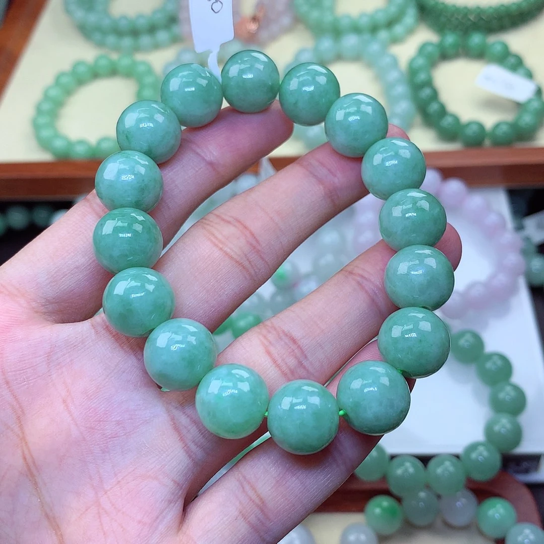 翡翠未镶嵌毛衣链