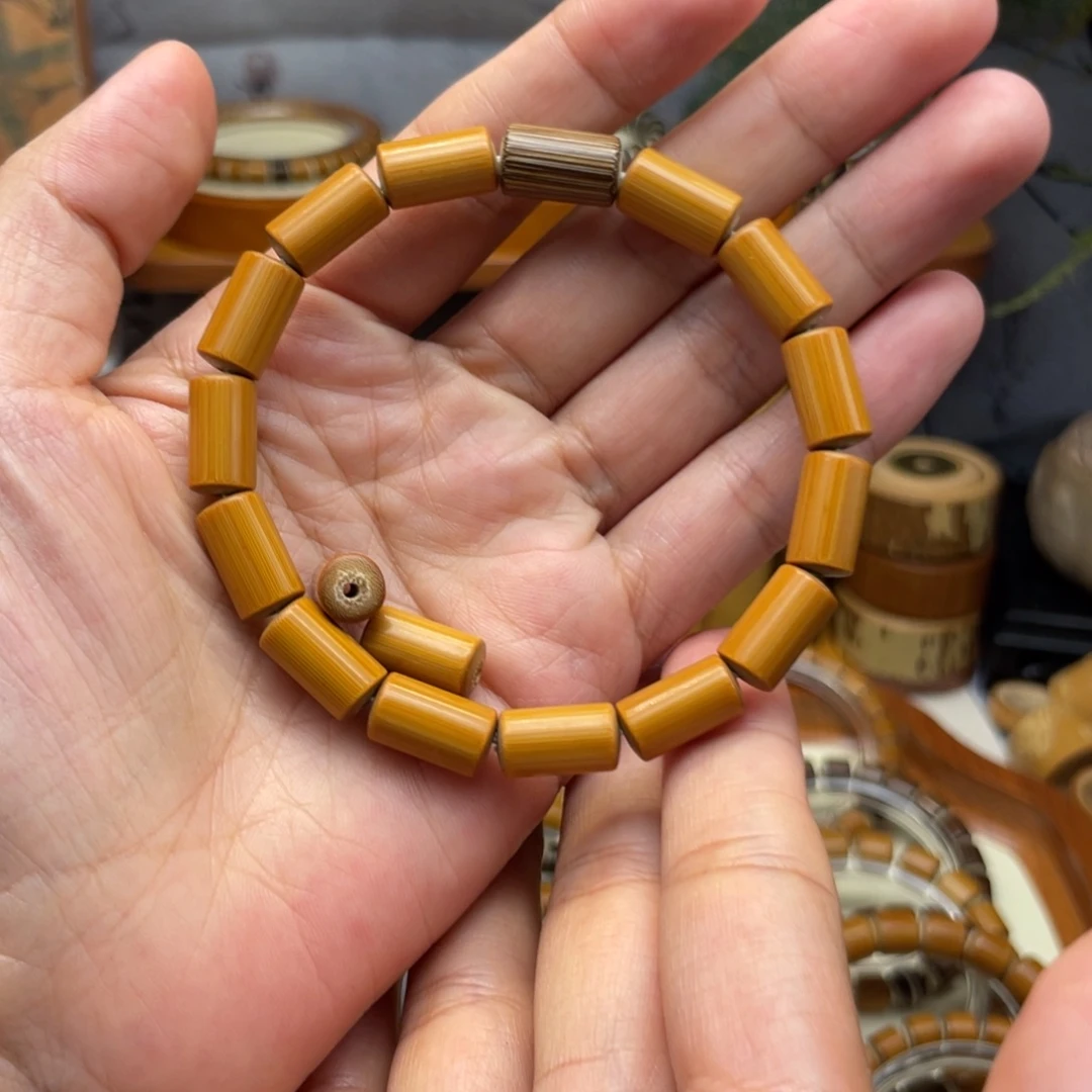 用***0竹0.7实心玉竹高装直切手串