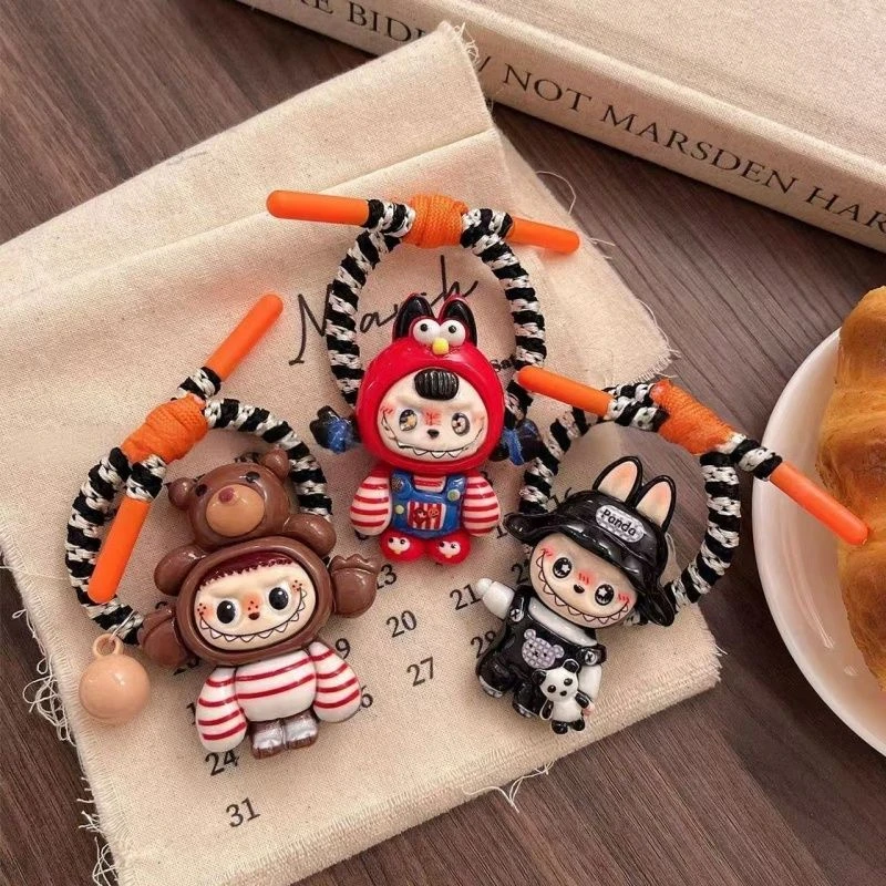 可爱少女拉布布橡皮筋女扎头发绳2025新款高弹力耐用发圈夏季头绳