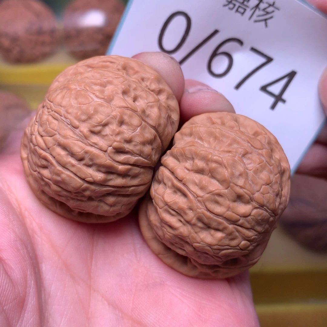 文玩核桃把件肉球乾隆磨37