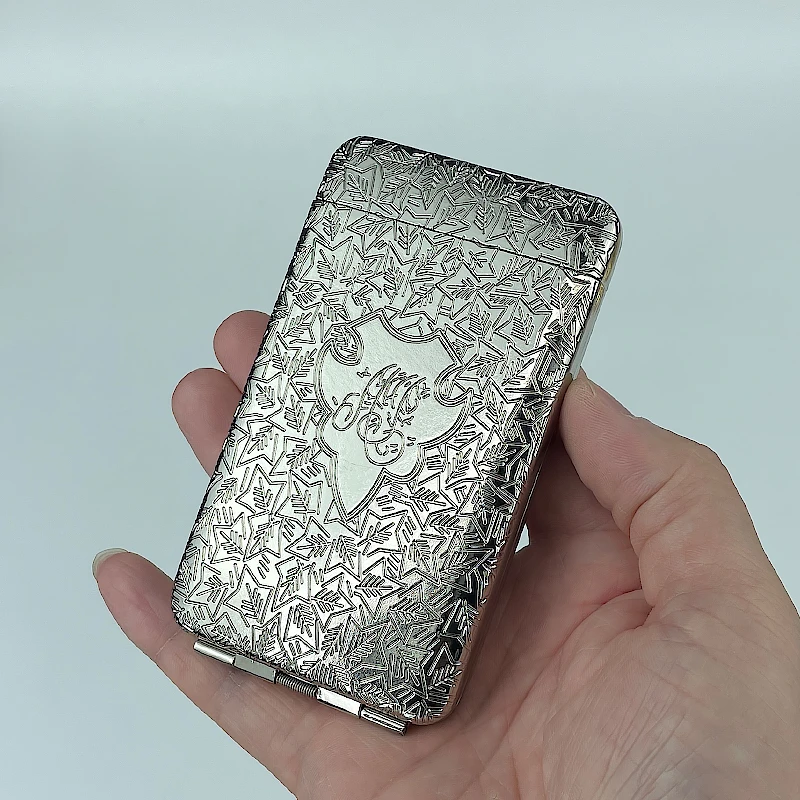 加厚金属烟盒三开细支20支装防压