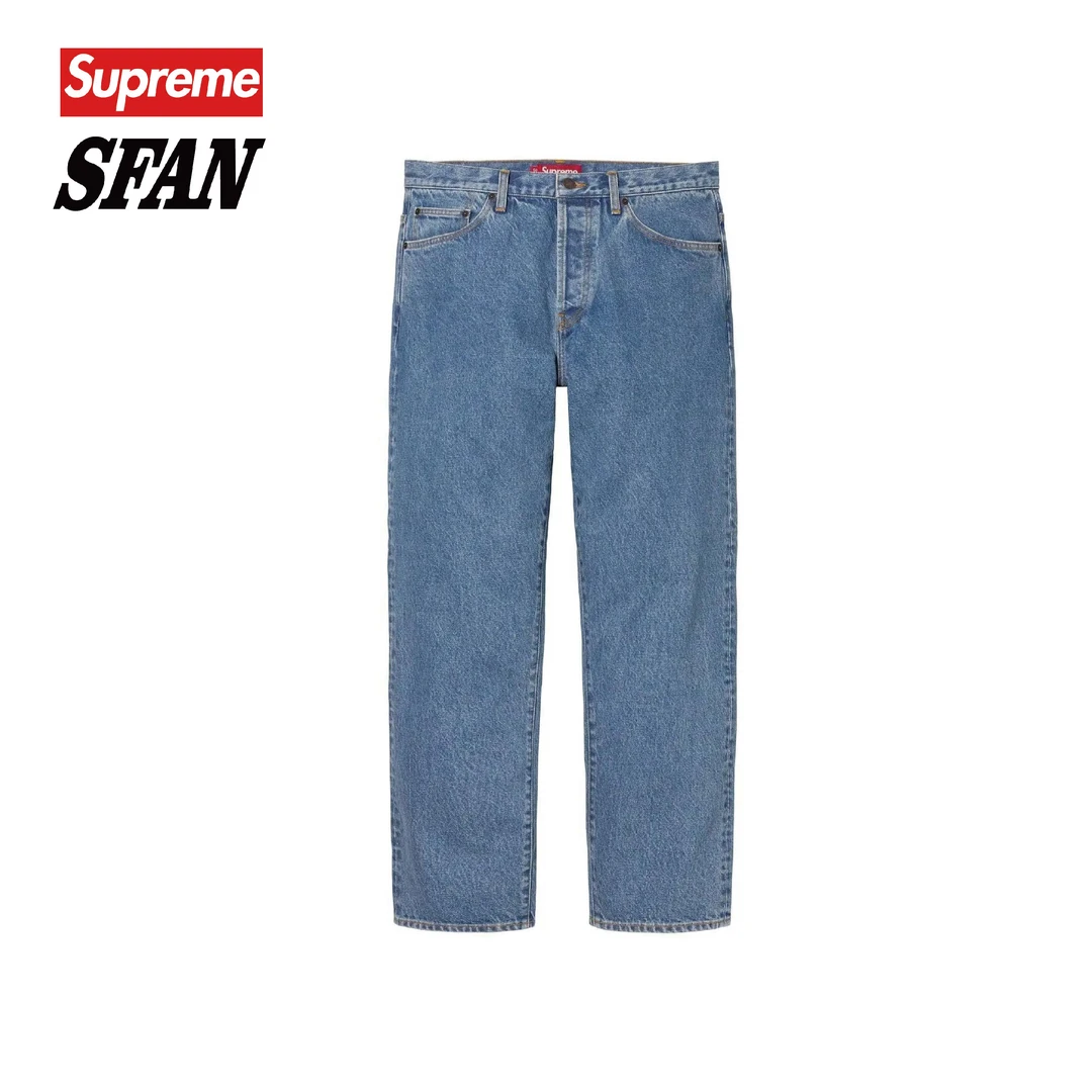 Supreme FW24 WEEK1 Regular Jean 直筒牛仔裤 男女同款