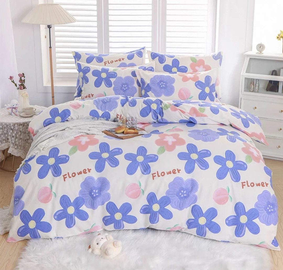 双人床单【花漾】尺寸2.3x2.5纯棉床单