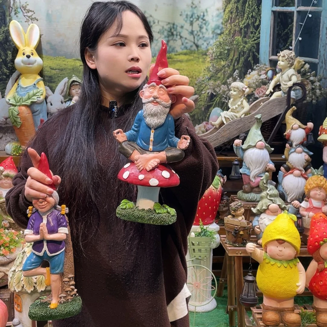 摆件花园摆件红红火火