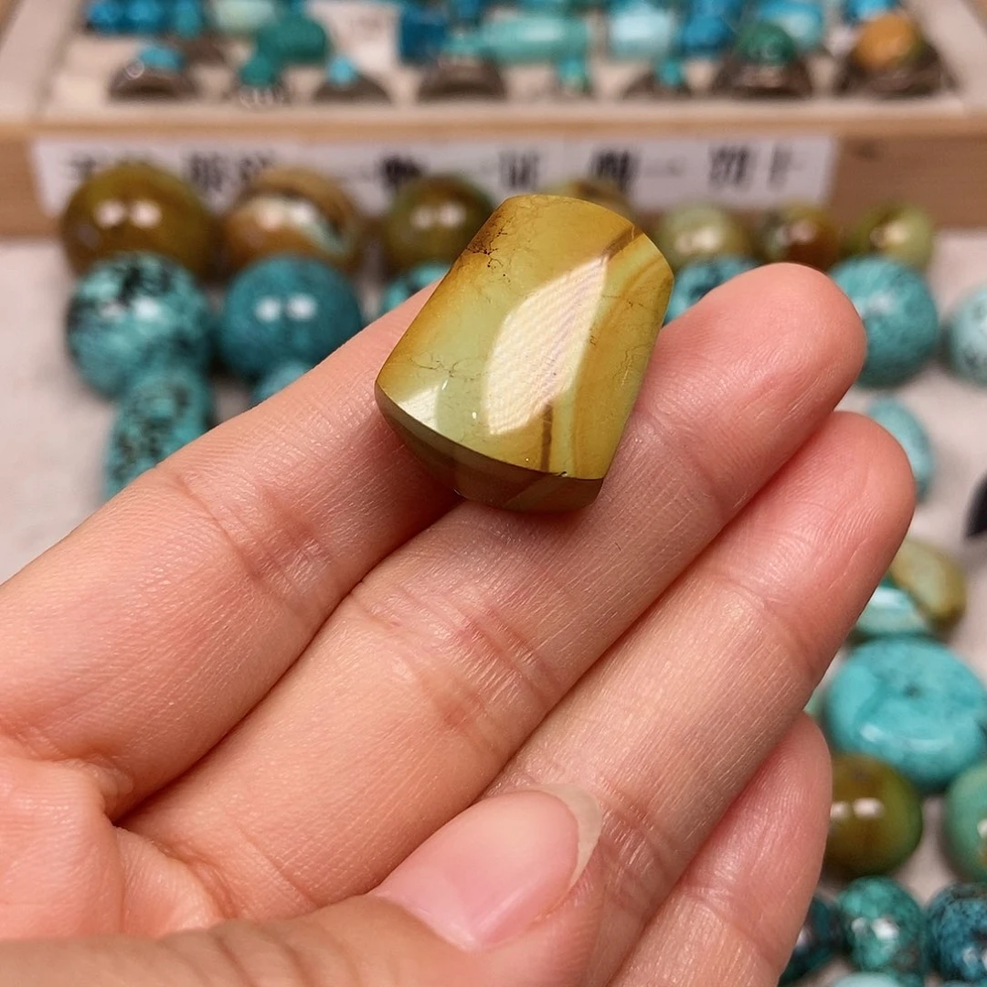 未镶嵌绿松石珠宝半成品