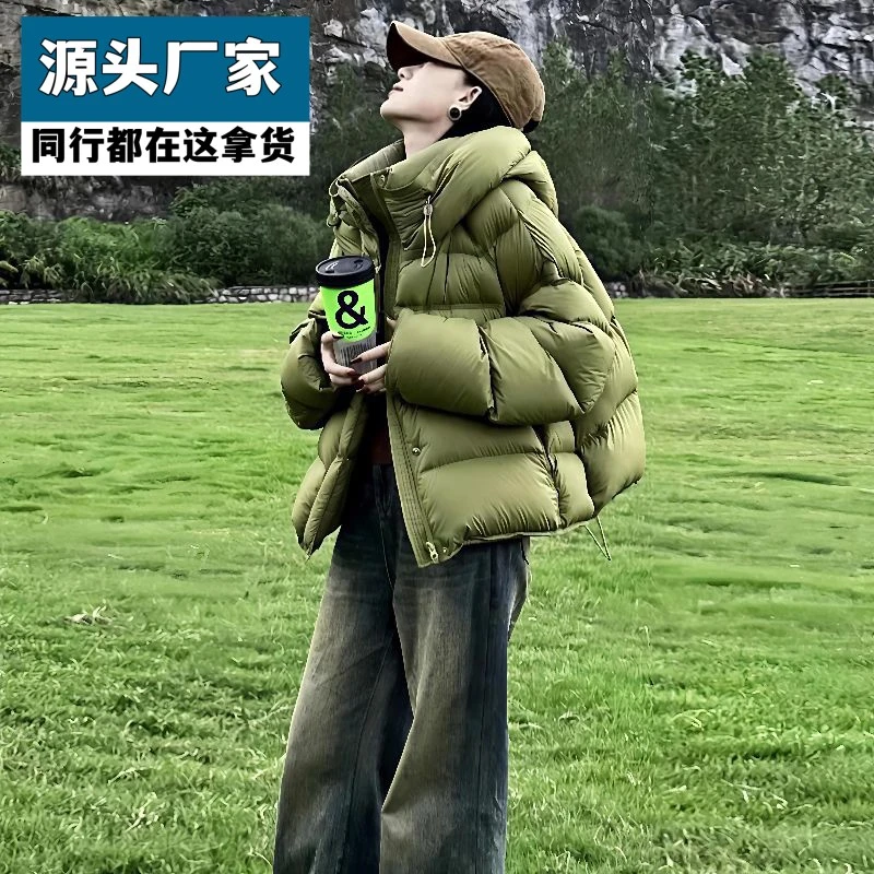 梵乐芬2025韩版秋冬休闲文艺北欧软乎乎泡芙棉服女潮流加厚新款外