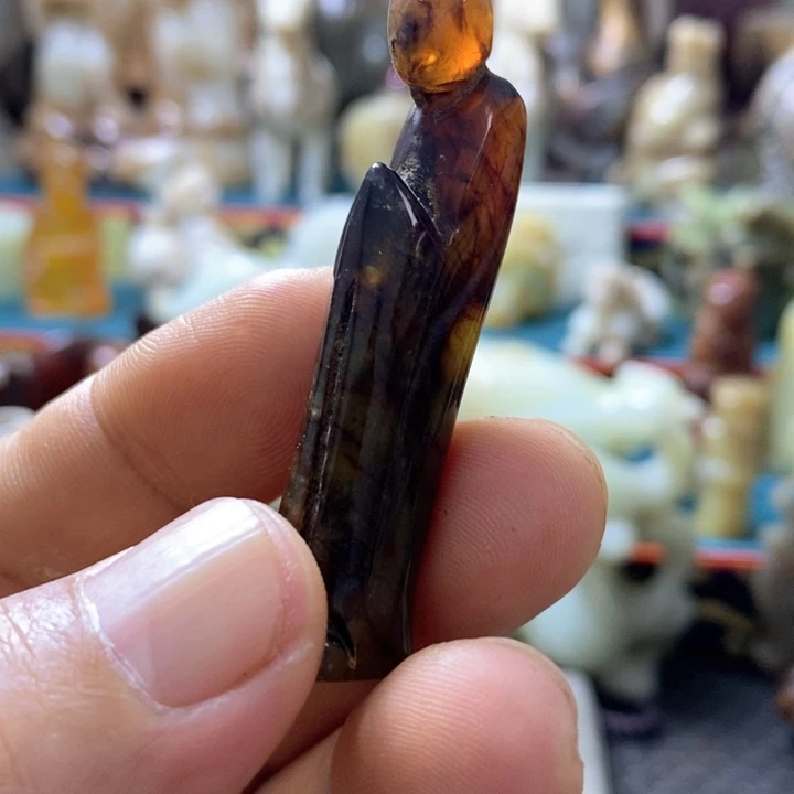 和田玉（糖玉）22K金镶嵌手链