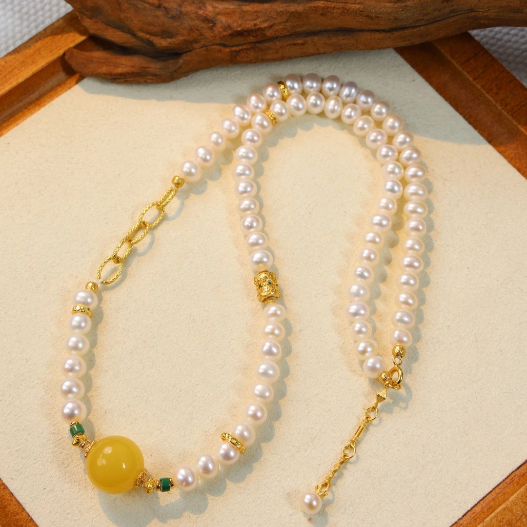 原创珍珠项链J587【多样性发一】