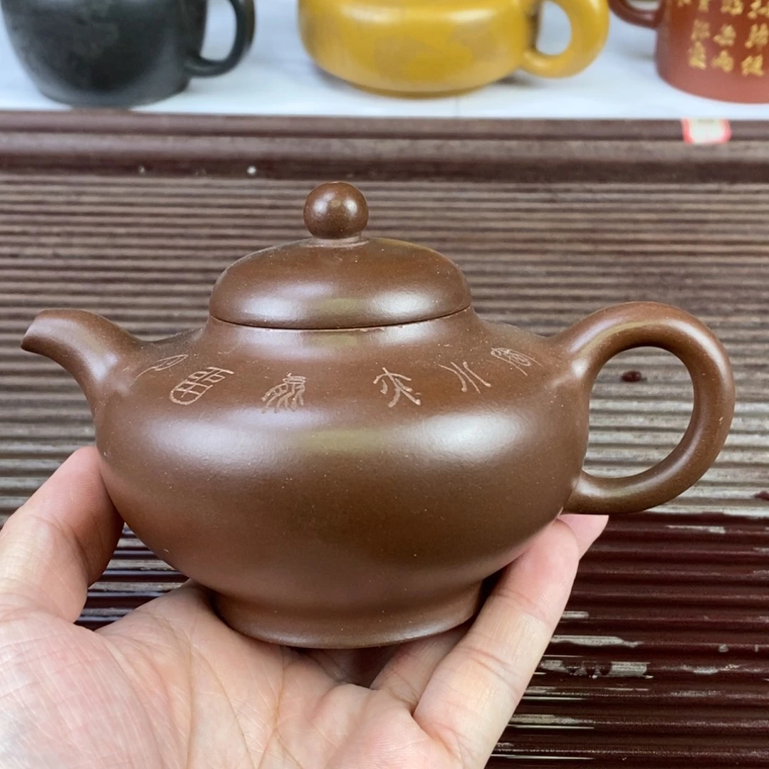 茶壶紫砂白4 华颖
