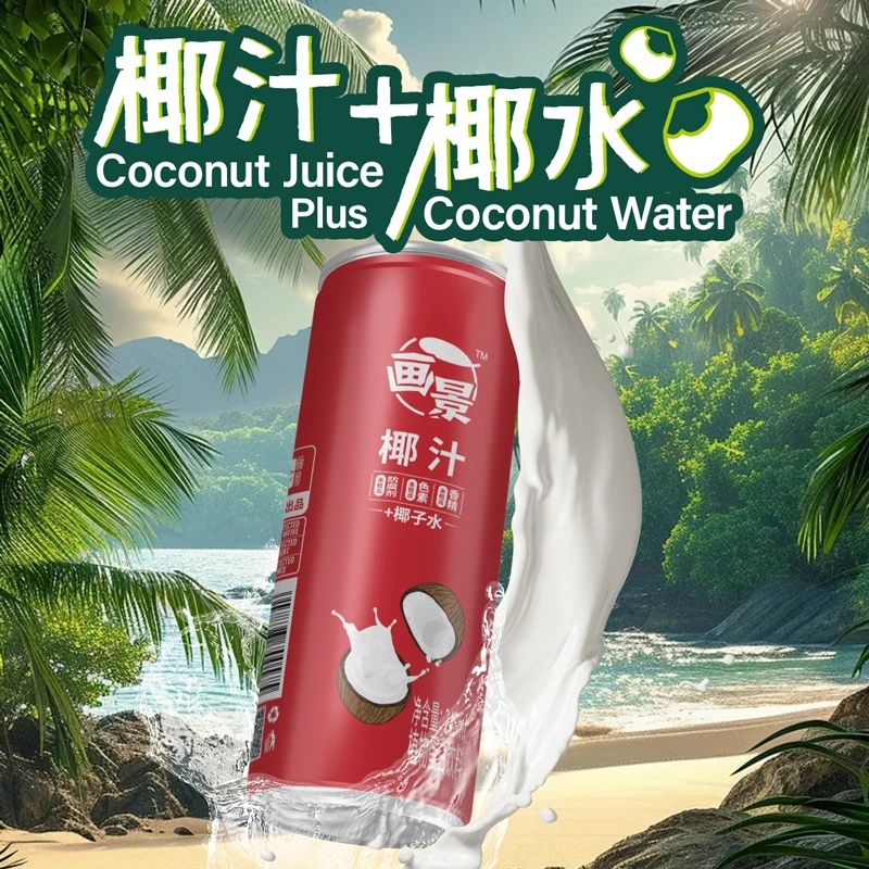 画景鲜椰子汁饮品245ml*12罐/箱（注入鲜椰子水）
