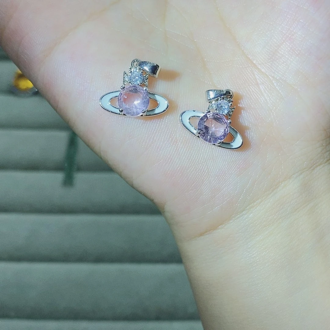 【闪购商品】银S925镶嵌耳饰托帕石