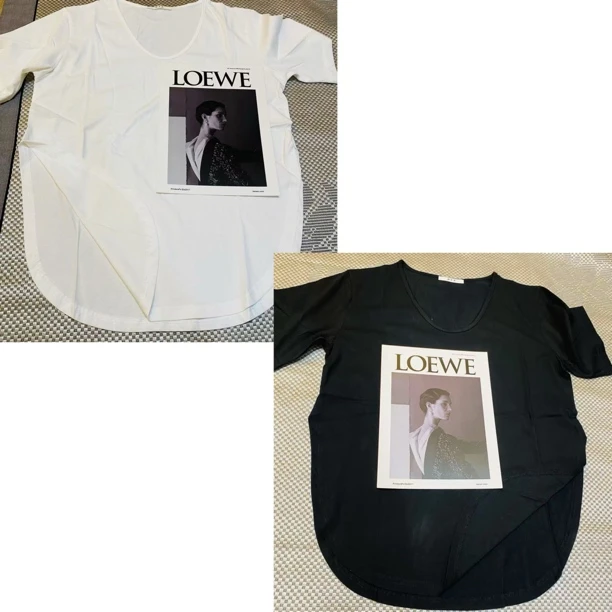 【特价不支持退换】潮流夏季时尚圆领短袖宽松T恤独特圆尾女装2025