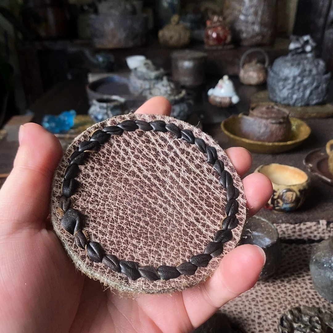 手工制作柴烧茶具