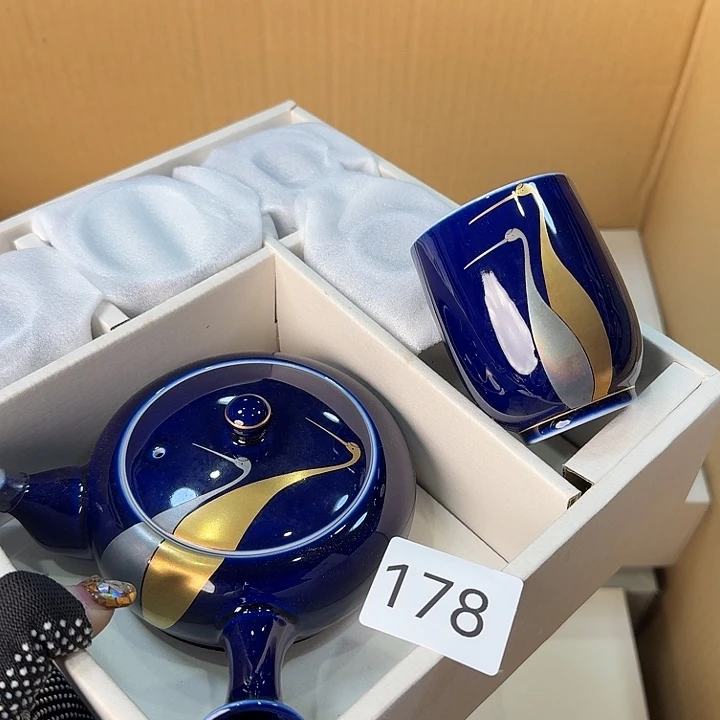 瓷片很好看的茶壶套装