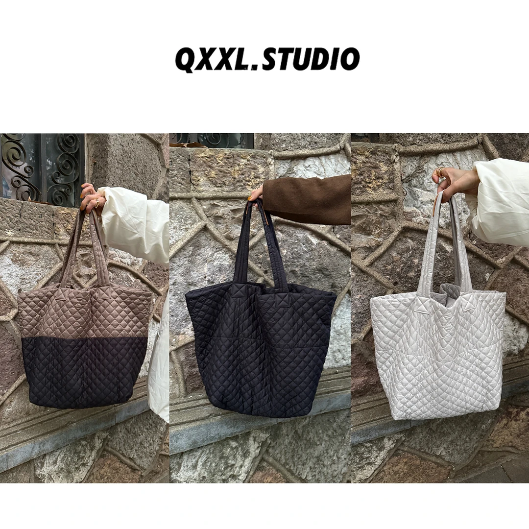 邱小小丽呀 秋冬新款时尚百搭大容量托特包高级感单肩手提包