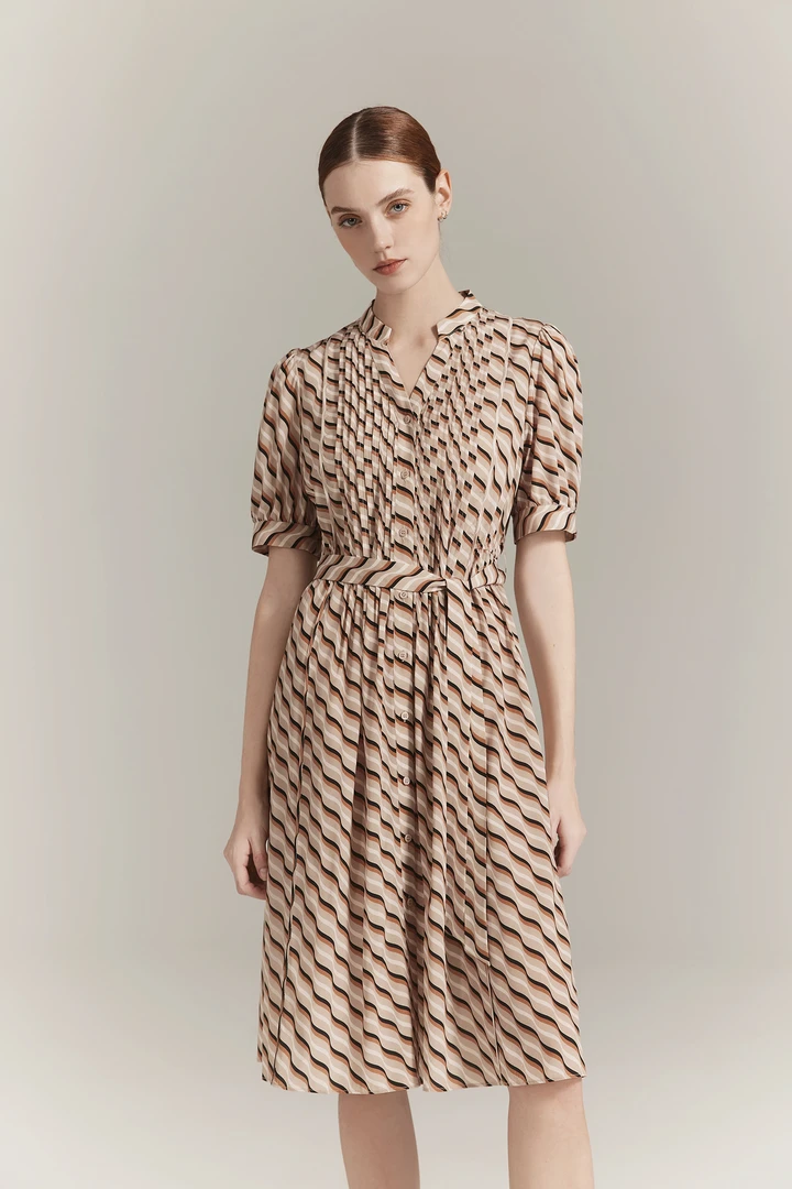 莫笙时尚百搭连衣裙裙子M24XL34363