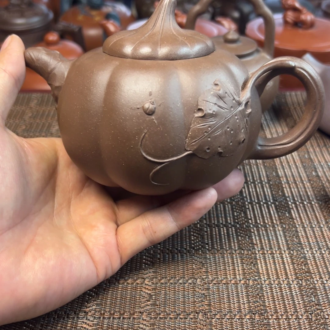 茶壶紫砂宜兴原矿紫砂壶350毫升容量