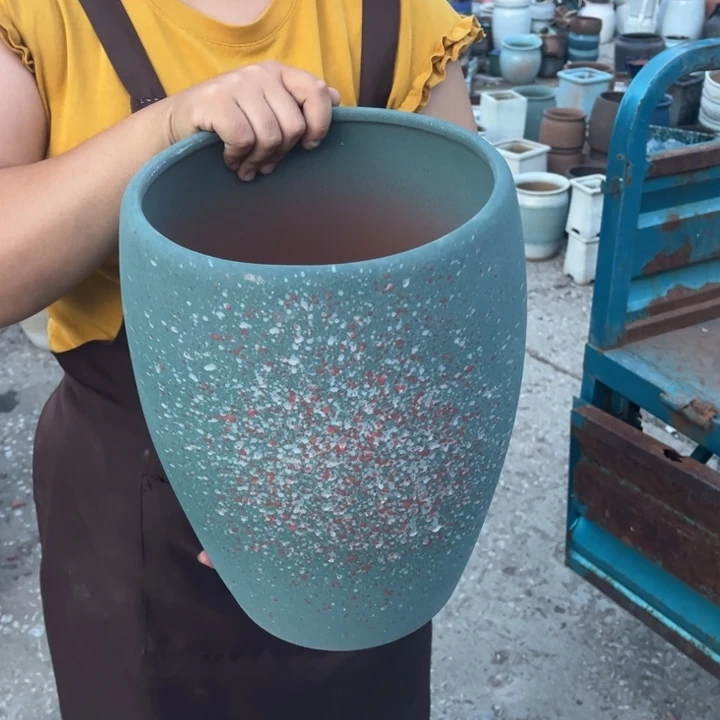 紫砂花盆口22高33正品正品