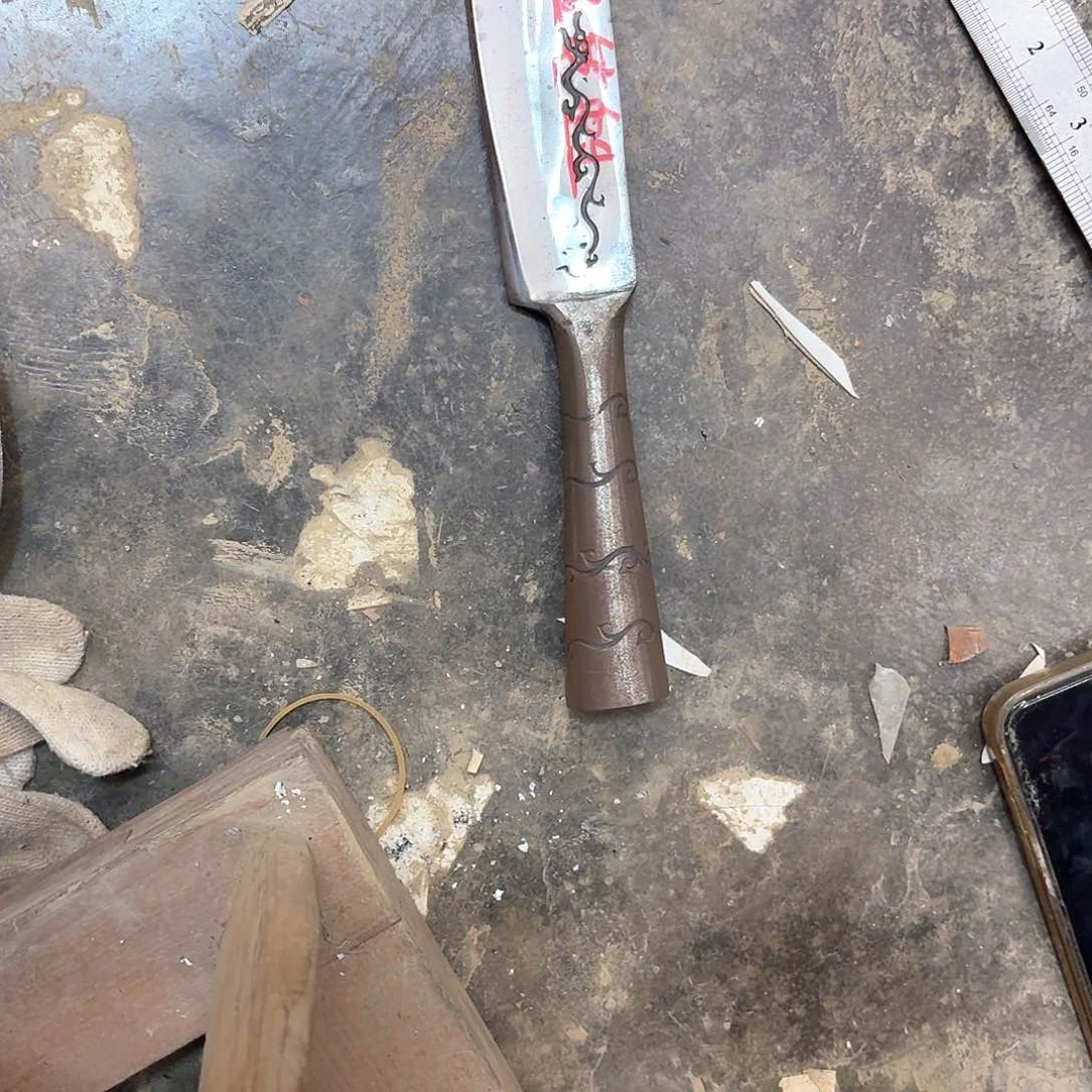 高碳钢家用云南阿老表手工小刀