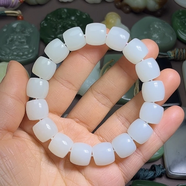 和田玉（糖玉）未镶嵌手链