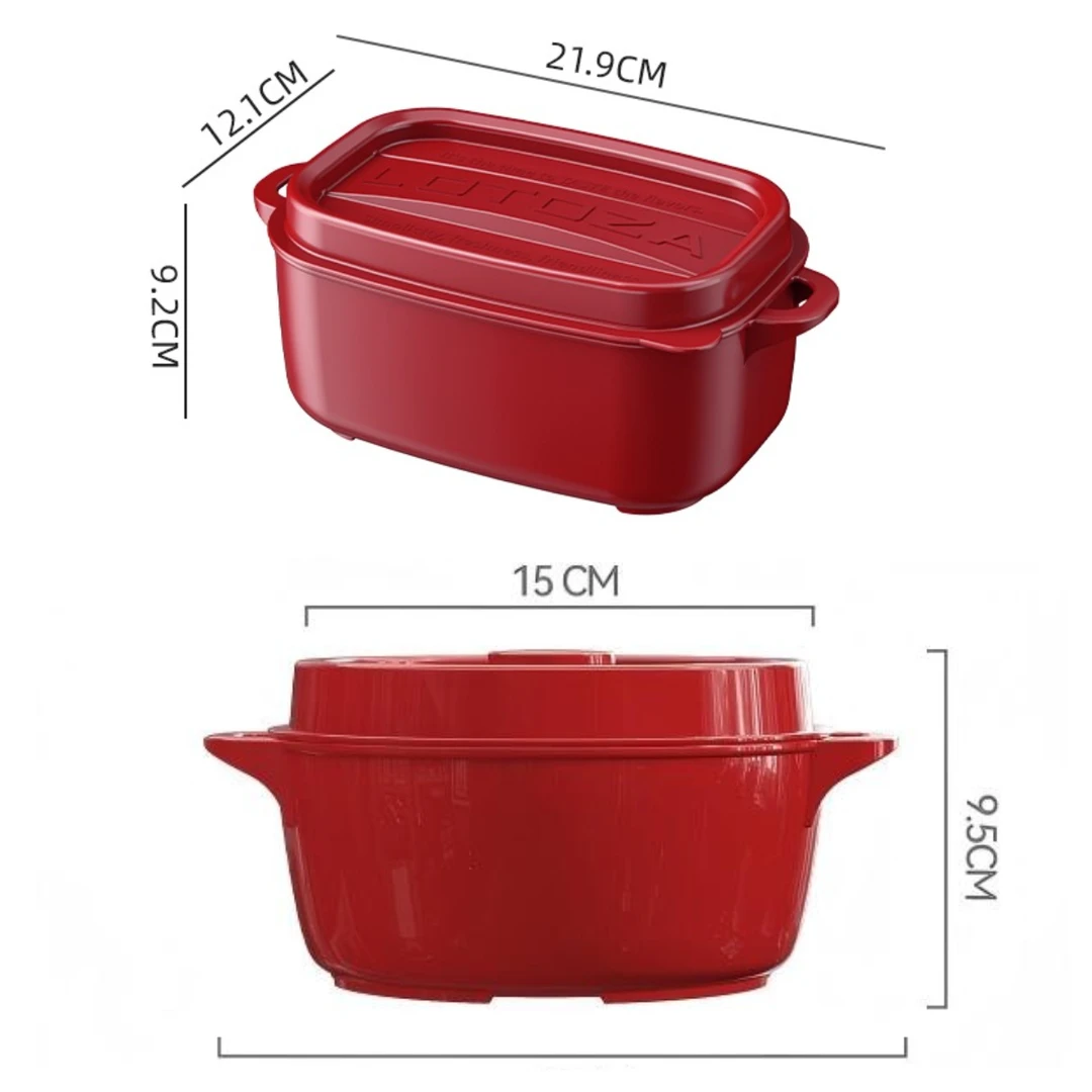 珐琅色保鲜盒/水果盒餐盒便当盒饭盒