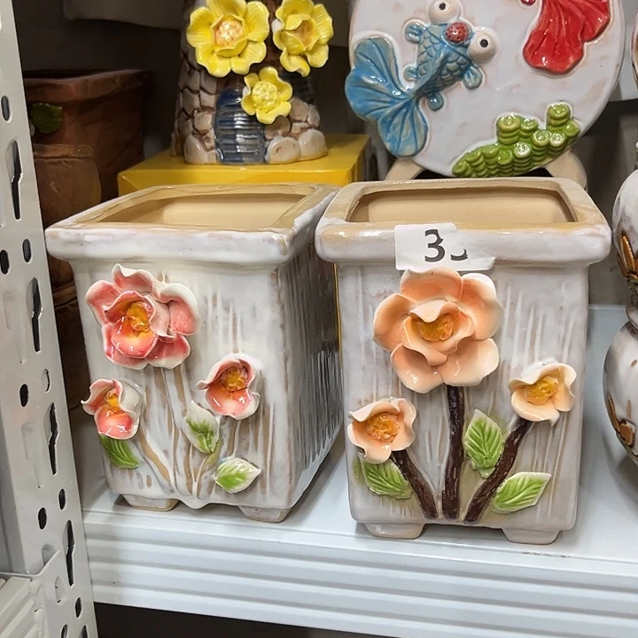 花盆紫砂粗陶材质多肉花盆