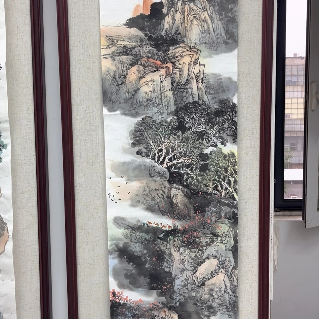 阳***光国画绘画作品多次参加全国性