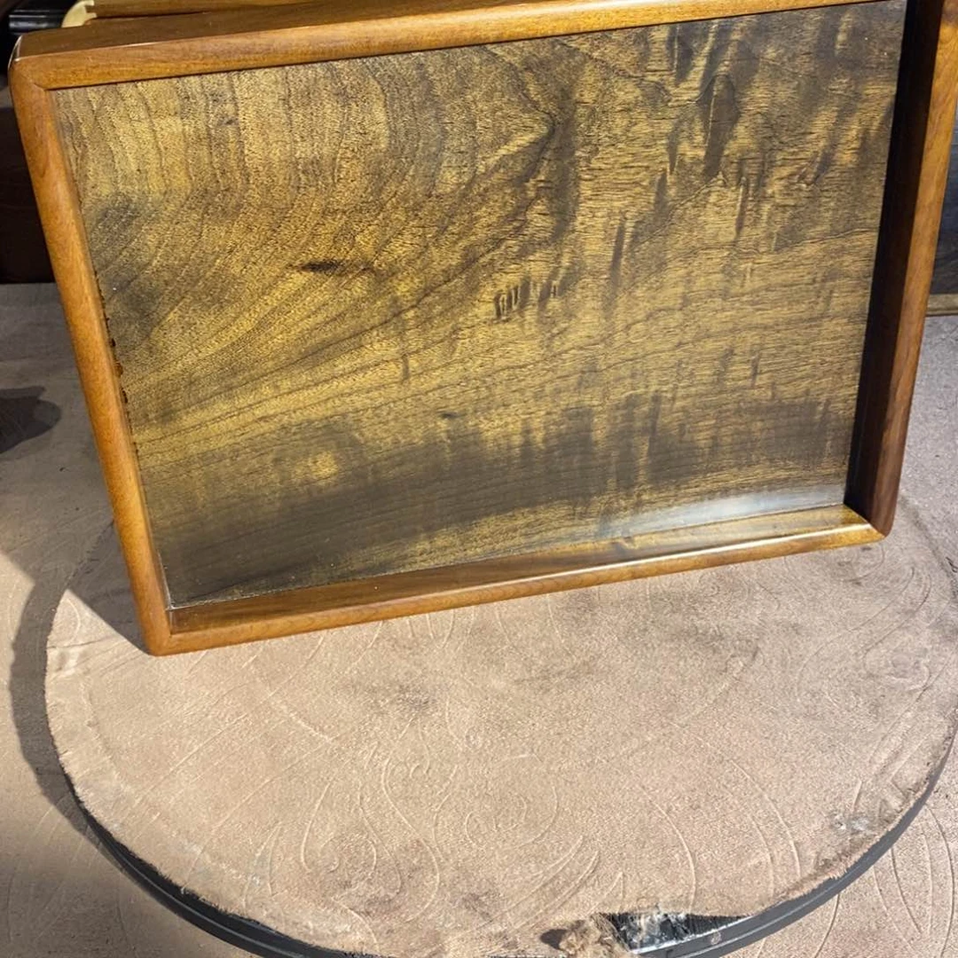 金丝楠一**舟金丝楠木文盘