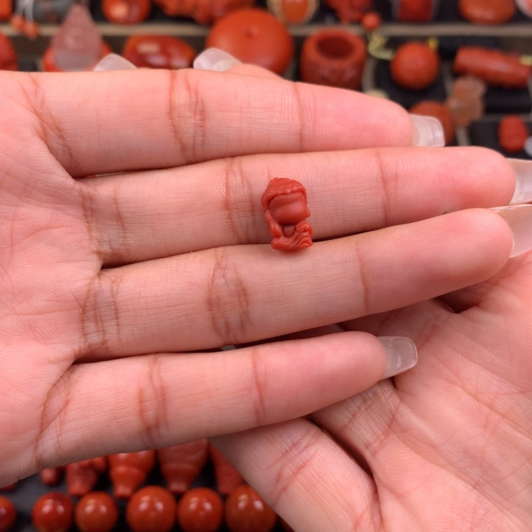 南红玛瑙未镶嵌无相佛7+