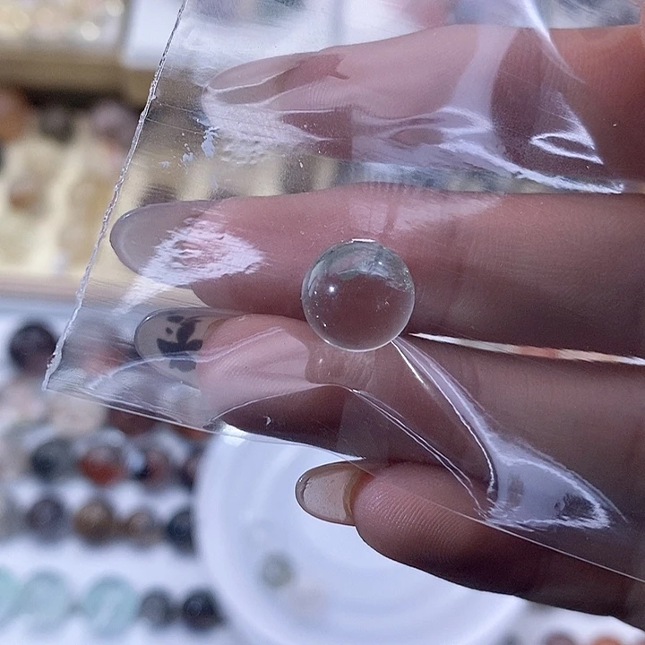 水晶戒指未镶嵌扁*三打孔no退换