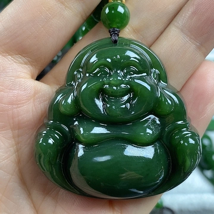 吊坠(不含链)未镶嵌和田玉（碧玉）