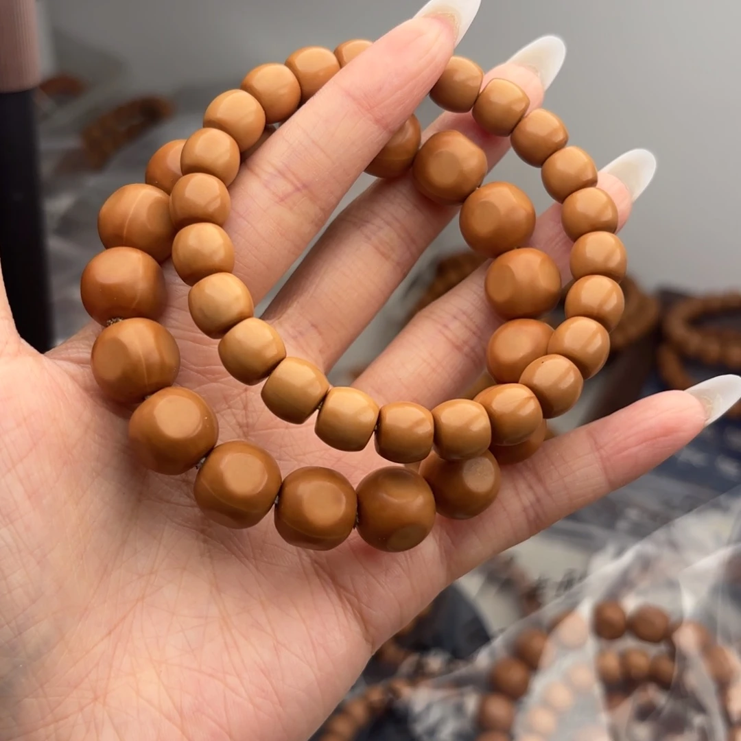 猴头核桃手串全品库存微泛油走色直切10+六方12+配