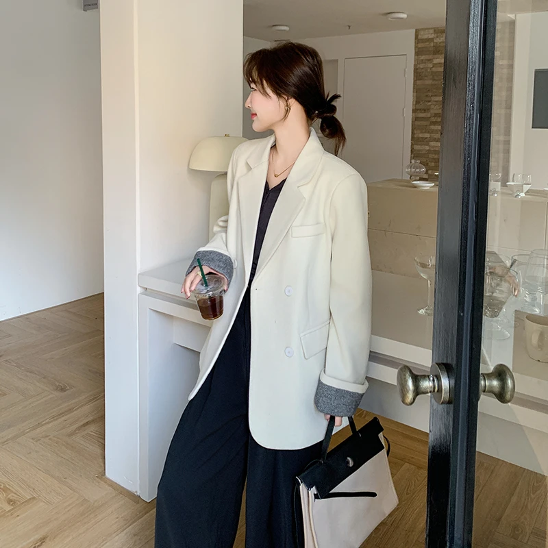 高级感西装外套女2025春新款韩版宽松休闲小个子西服休闲时尚