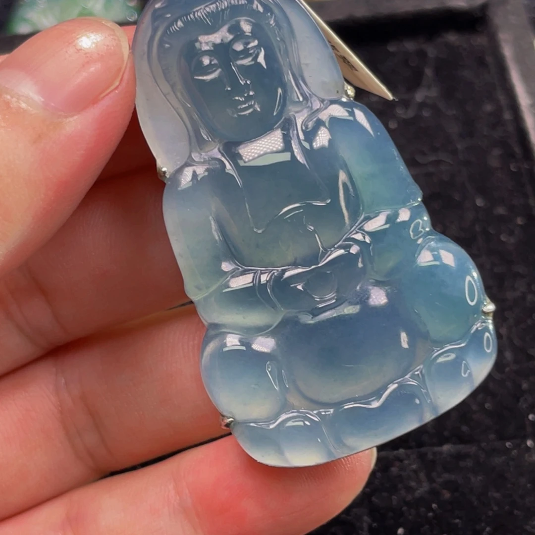 翡翠银S925镶嵌颈饰5，