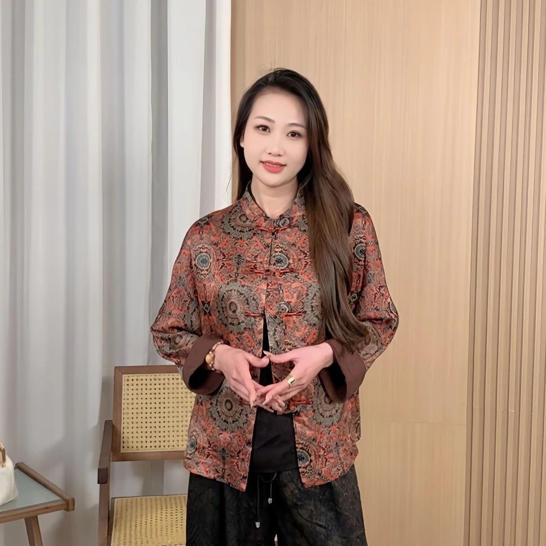 【异域风情】春夏新款新中式国风女装上衣开衫遮肉显瘦