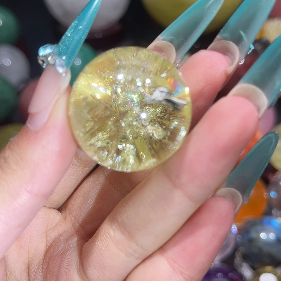 水晶珠宝半成品未镶嵌微瑕3.09