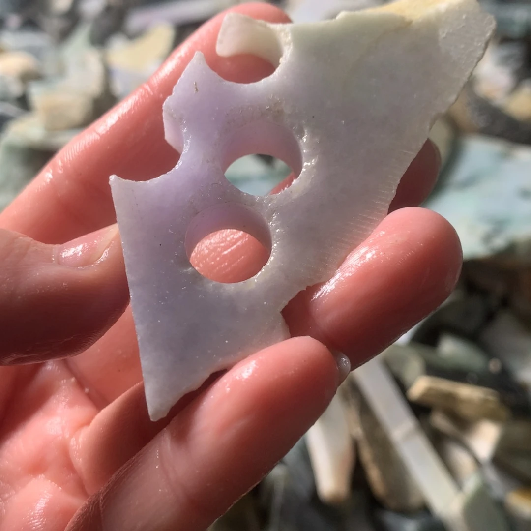 翡翠颈饰未镶嵌缅甸翡翠