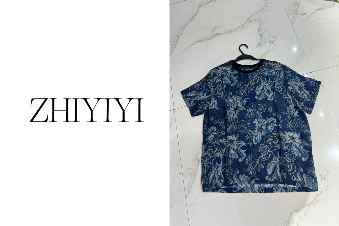 【ZHIYIYI】娟子推荐 35009款欧货螺纹宽松版型T恤上衣