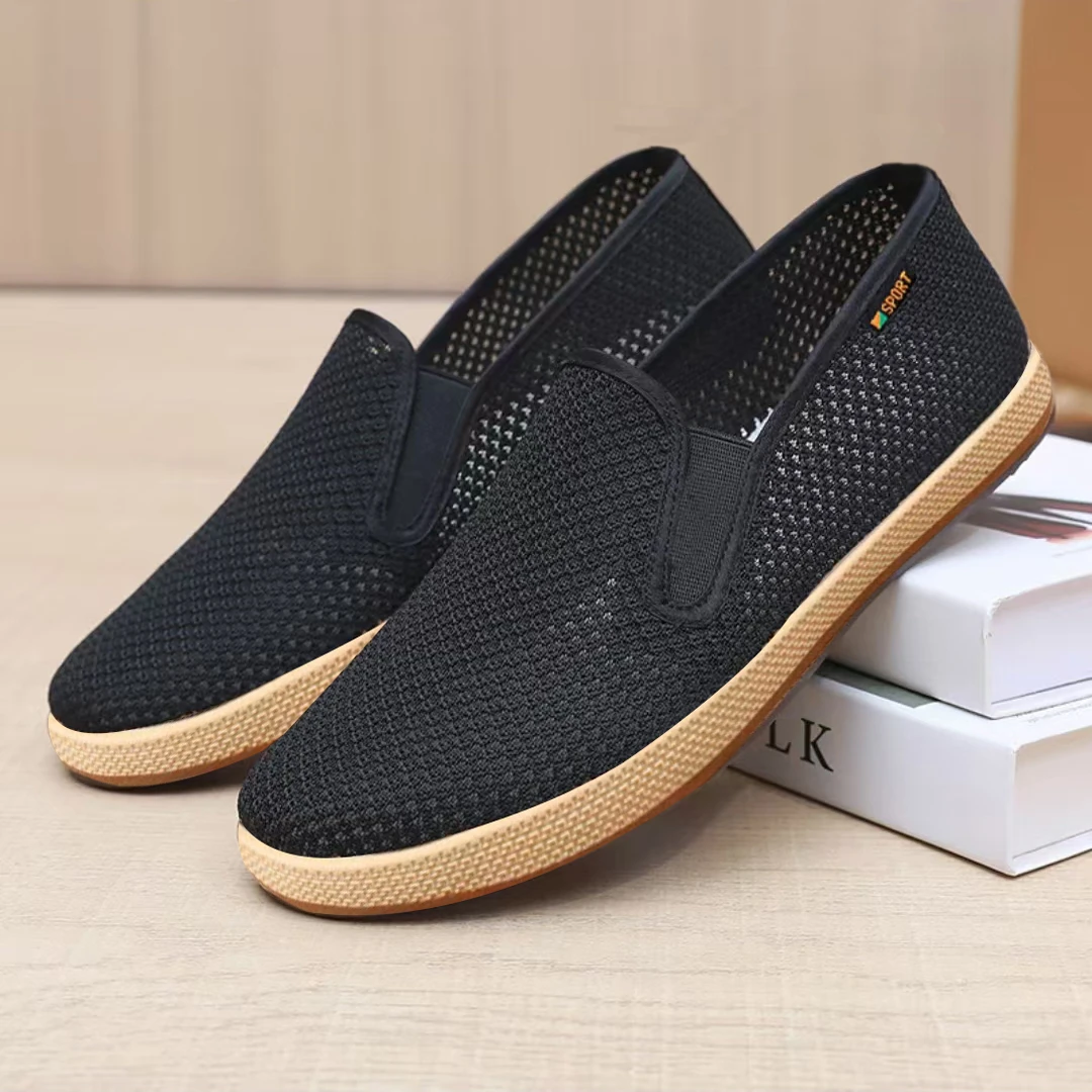 夏季透气网面镂空休闲鞋舒适轻便休闲百搭透气软底防滑