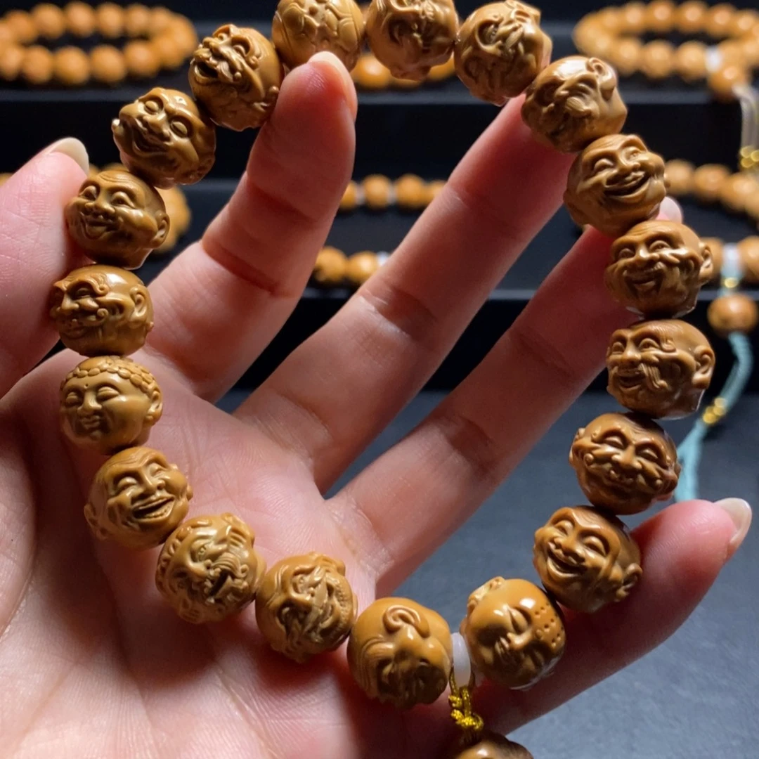 猴头核桃手串新款殷派十八罗汉13+