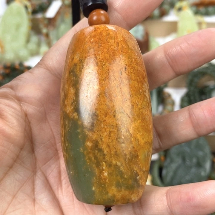 【闪购商品】透闪石质玉把件未镶嵌