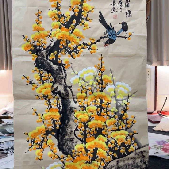 尚谷谷里年画画画