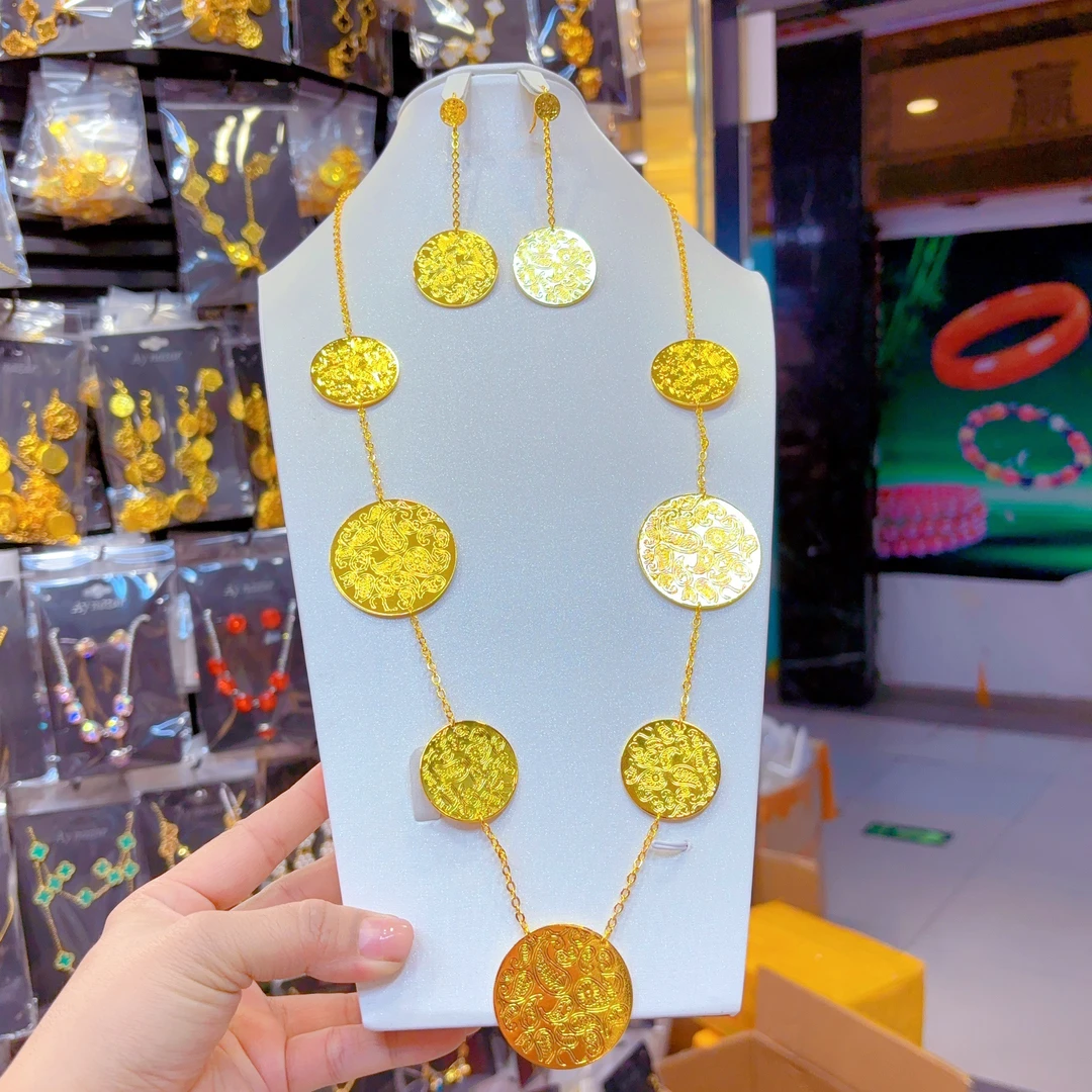 铜合金项链 时尚爆款项链511-25-3黄金颜色同款不易褪色不易过敏