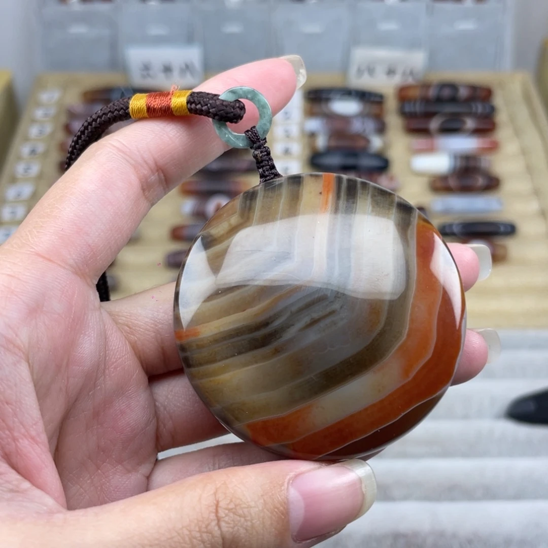 玛瑙/玉髓合金颈饰