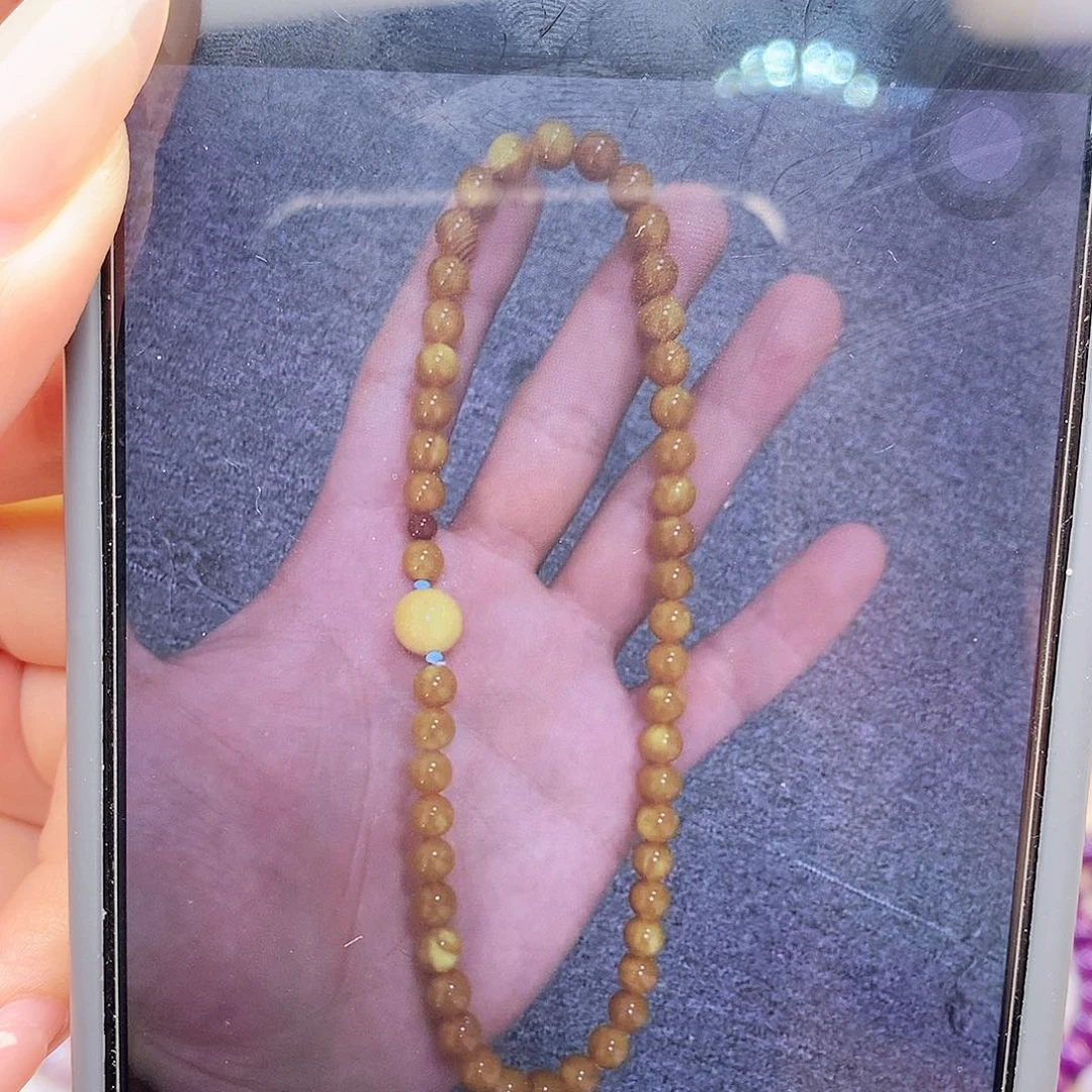 白玉菩提手串孤品3