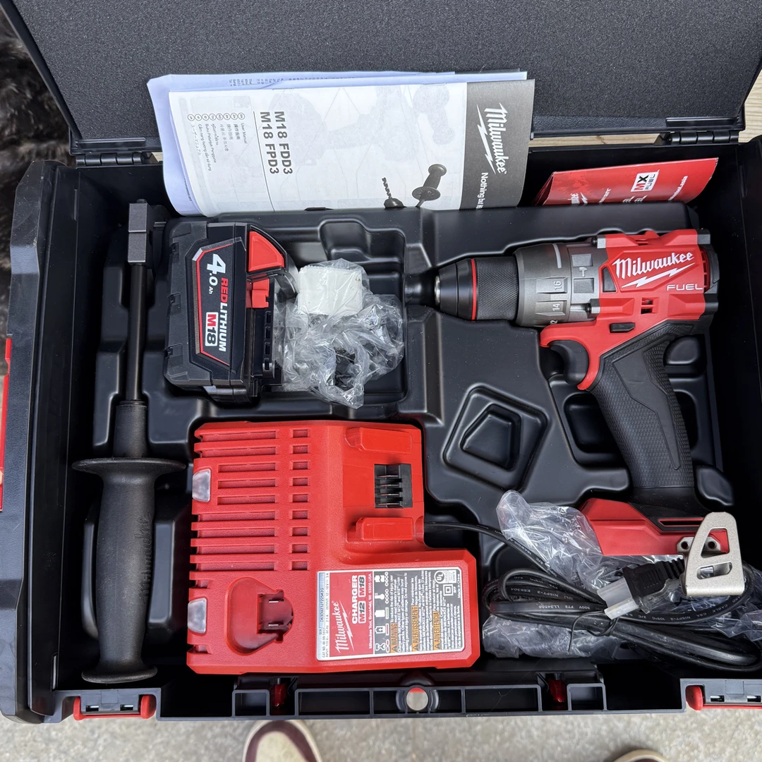 全新米沃奇2904无刷冲击钻158扭冲击手电钻工具套装